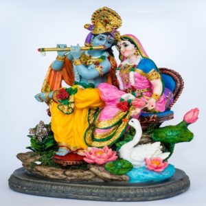 Radha/Krsna Pond & Swan