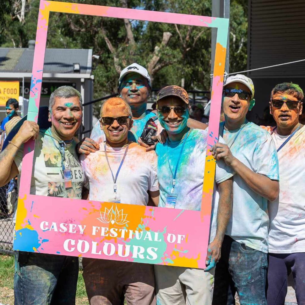 group festival of colours